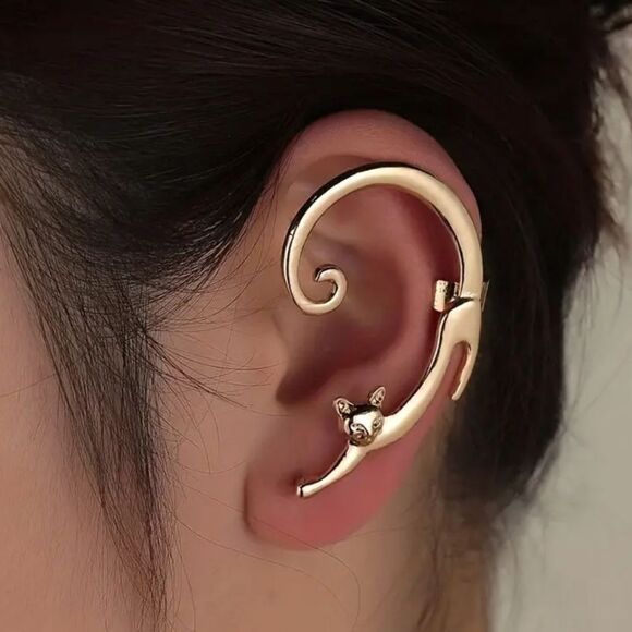 Design with Gold/Silver Cat Ear Wrap Catlovers Style ( 1 Pc ) - Picture 10 of 10